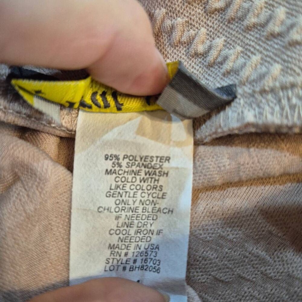 Brat Star Women's Ecru Polyester/Spandex Knit Textured Pencil Skirt EUC - Picture 11 of 11